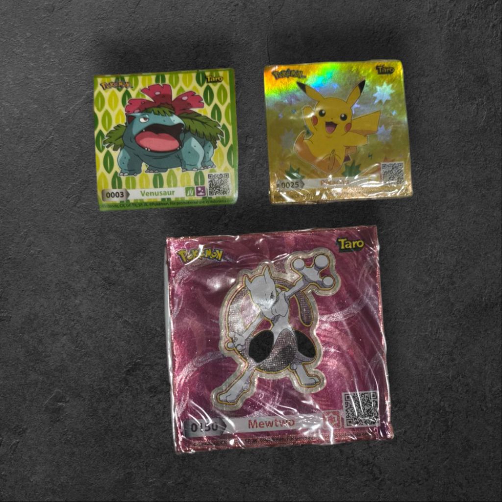 Stiker Pokemon Hadiah Taro