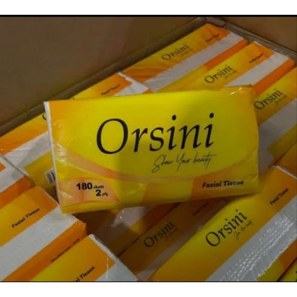 PAKET HEMAT... 10 pack tissue orsini 180 sheet/ 2 ply