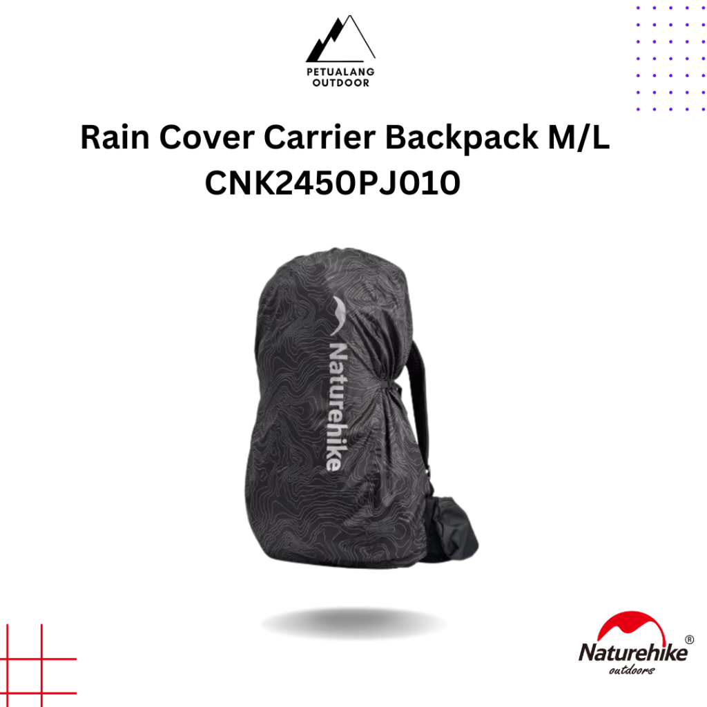 Naturehike CNK2450PJ010 Rain Cover Carrier Backpack Pelindung Tas Anti Air