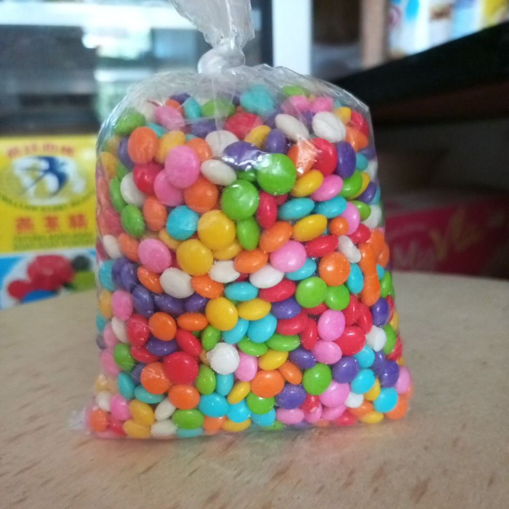 Elmer Choco Chips Warna Warni +- 250gr