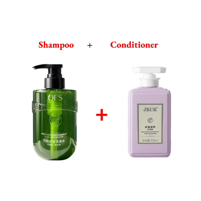 JKCK OFS Set Shampoo Conditioner Membuat Minyak Pengendalian Rambut Lembut