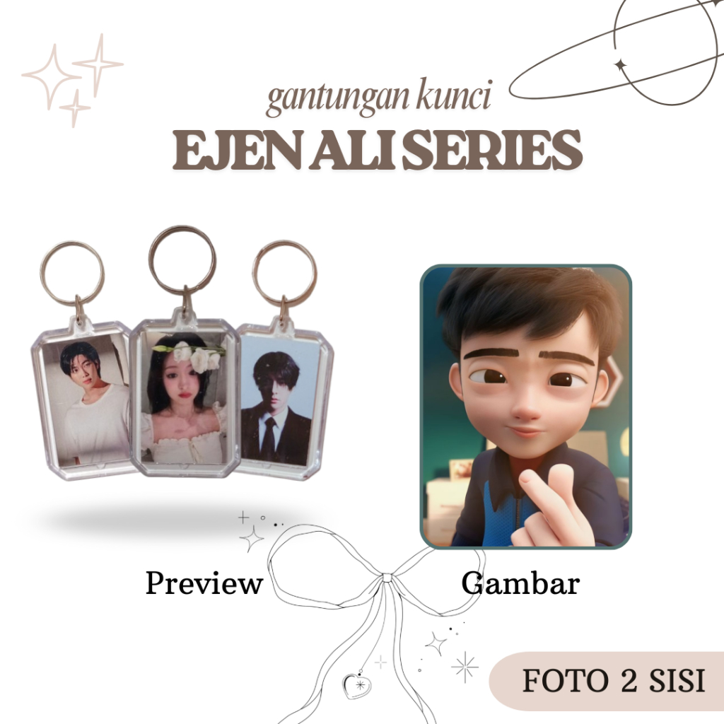 Ejen Ali Series | Gantungan kunci akrilik | Ganci Akrilik | Gantungan kunci akrilik Ejen Ali | Ganci