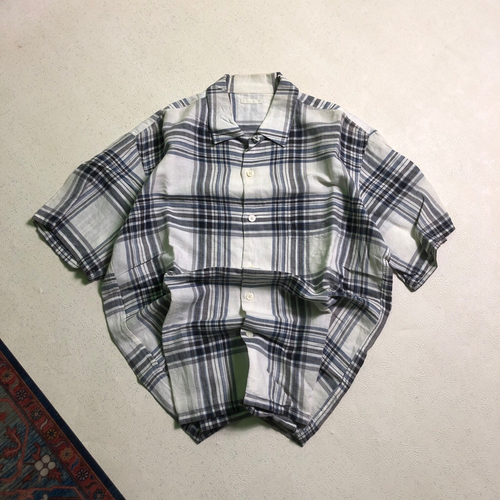WORK SHIRT PATTERN CHECK/TARTAN GU / GLOBAL UNIQLO SIZE S / LIKE NEW