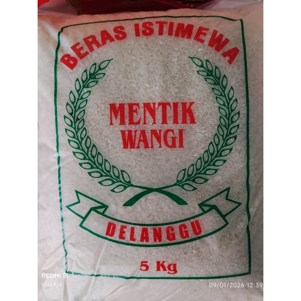 Beras Wangi 5kg Beras Mentik Wangi Beras Pulen Wangi Enak