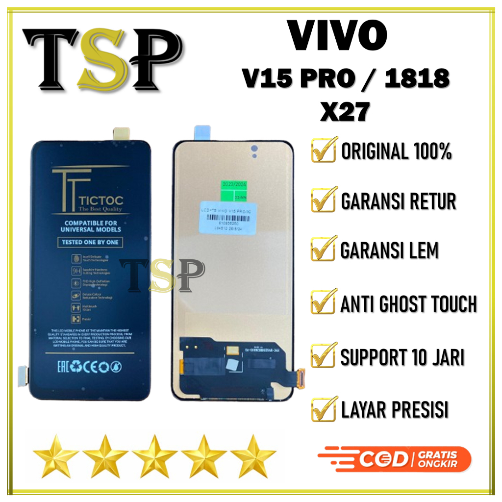 ORIGINAL BAWAAN PABRIK LCD VIVO V15 PRO / VIVO 1818 / X27 LCDFULLSET TOUCHSCREEN ORIGINAL 100%