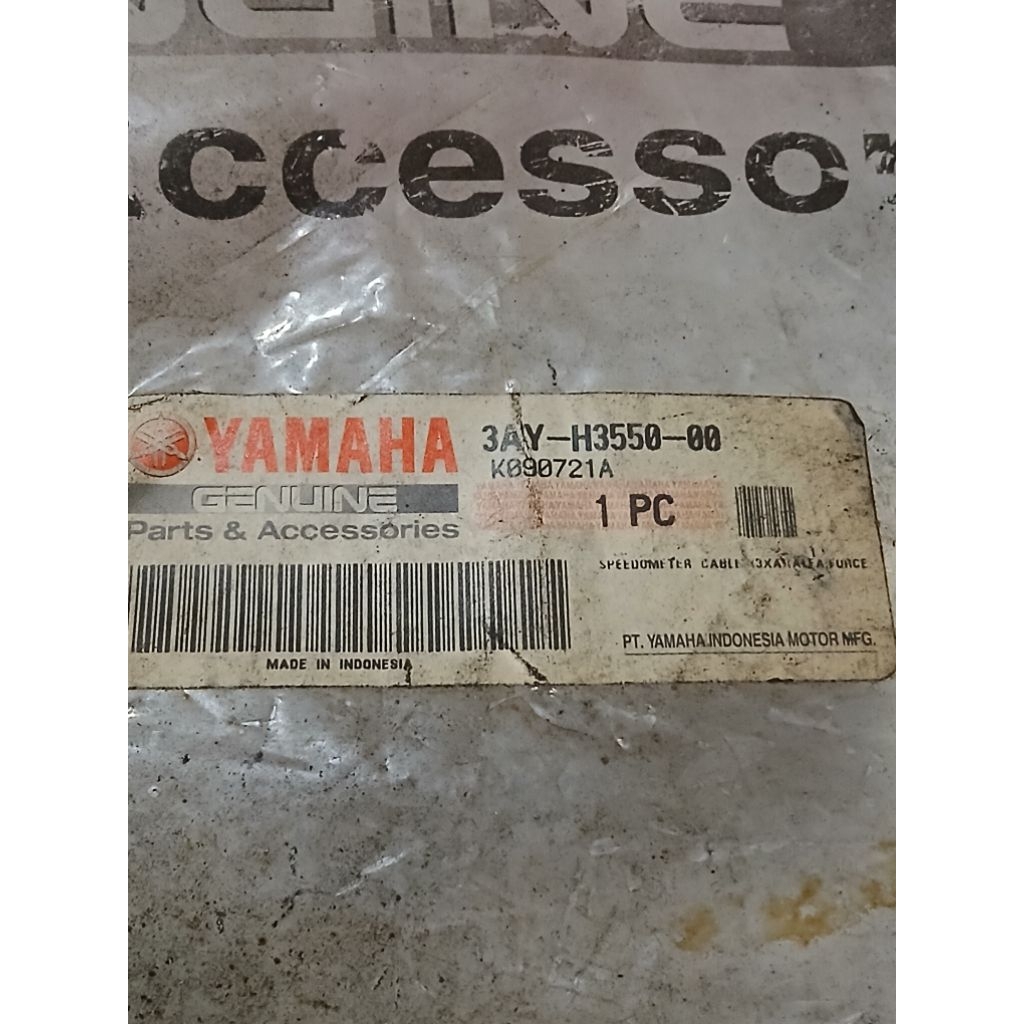 3AY - H3550 - 00 KABEL SPIDOMETER YAMAHA ALFA ORIGINAL BARU YGP ASLI