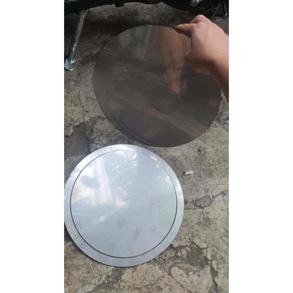 Plat Stainless 304 Tebal 6mm | Custom bulat | Ss304