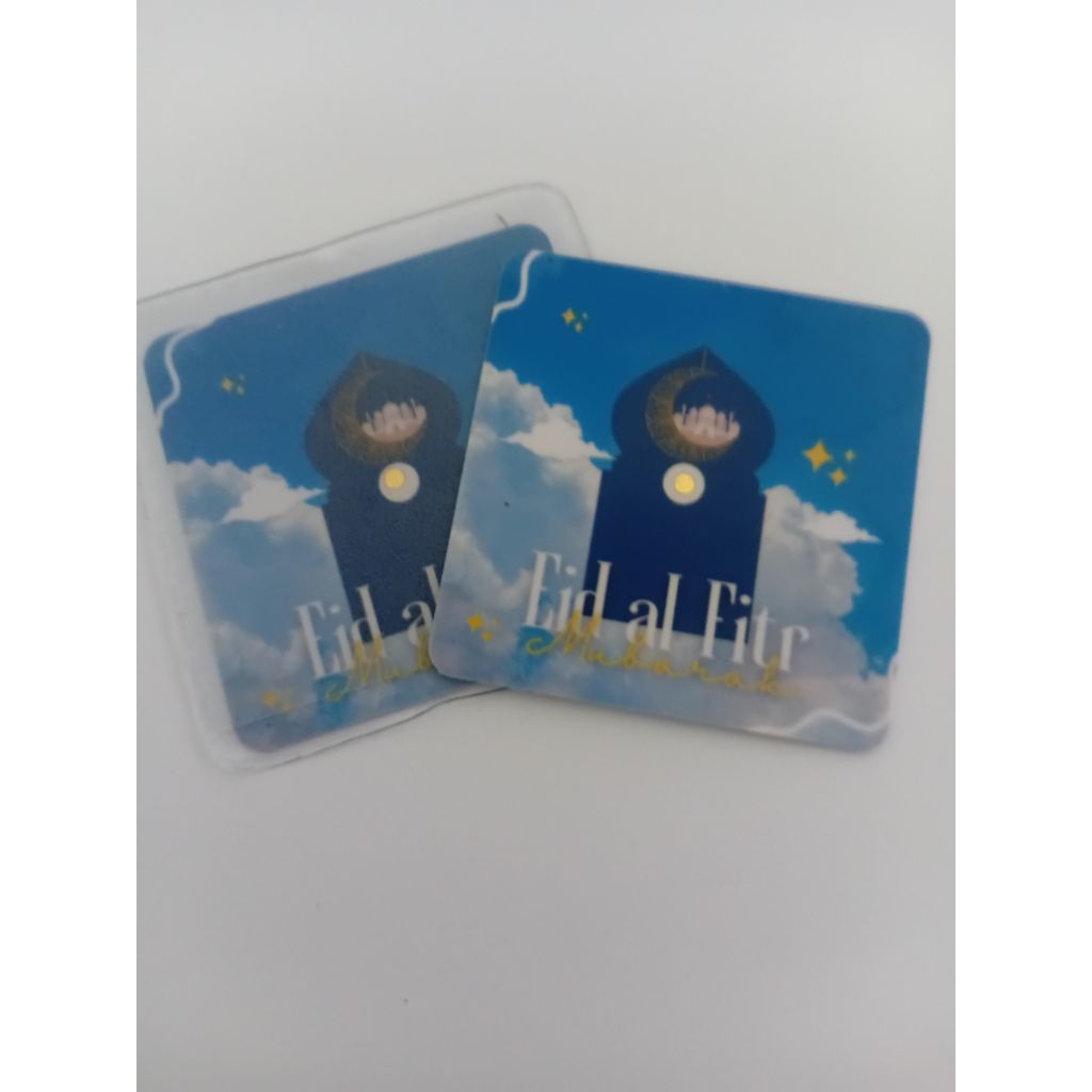 JONSON LOGAM MULIA EMASIN 0.001 GRAM GIFT SERIES EID AL FITR MUBARAK 999 ASSAYER PT. COD QR CODE BLU