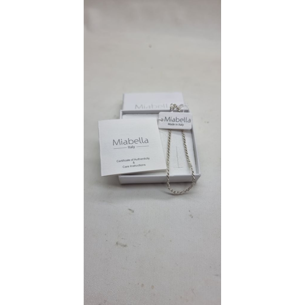 Gelang Perak import italy miabella high quality