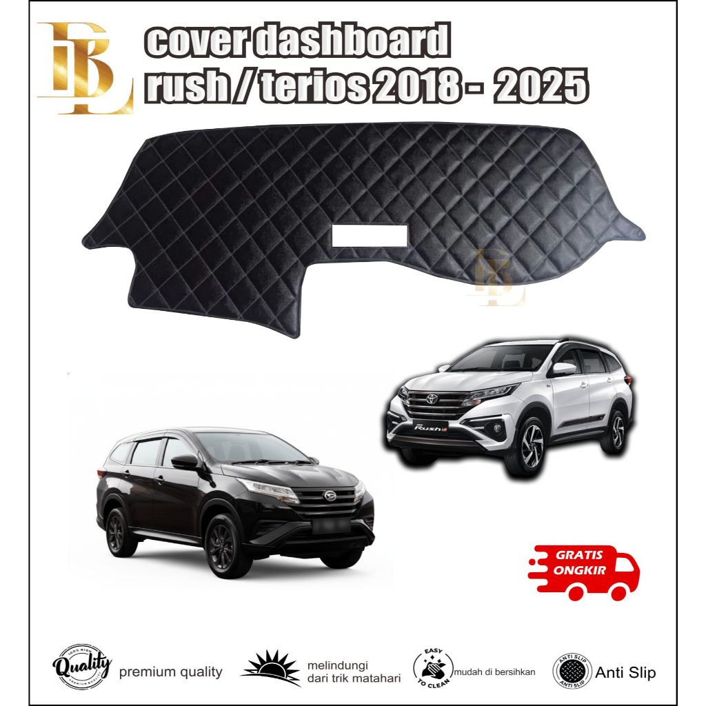alas dashboard mobil rush terbaru terios 2018-2024GR /karpet dashboard/cover dasbor mobil
