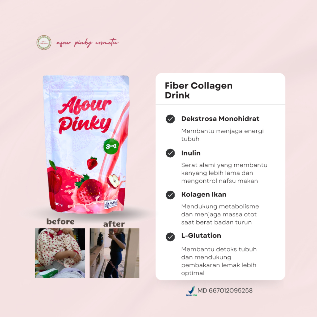 FIBER C COLAGEN AFOURPINKY