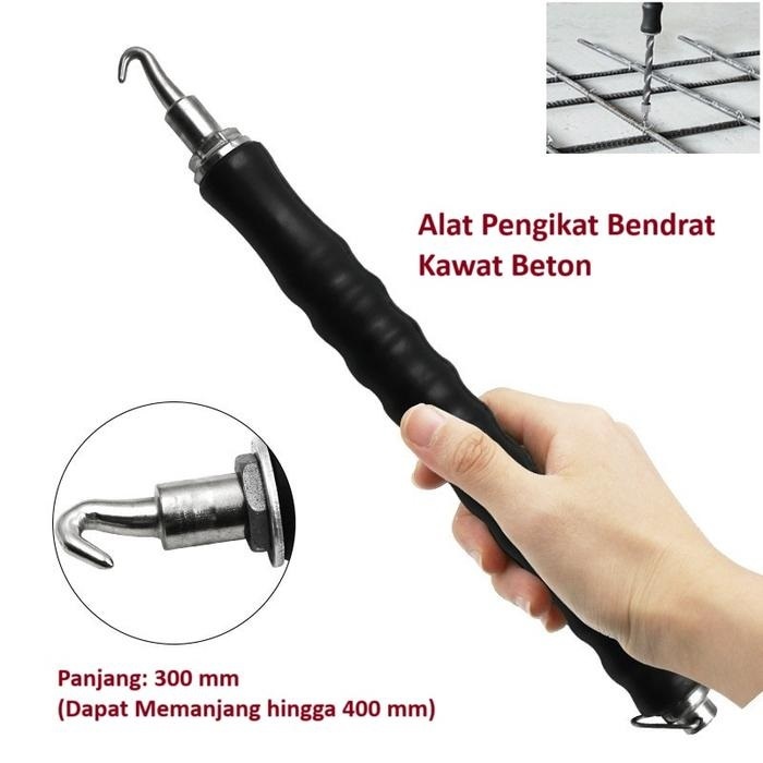 Alat Pengikat Kawat Beton - Ikat Kawat Bendrat Otomatis - Alat Kait Pelintir Bendrat