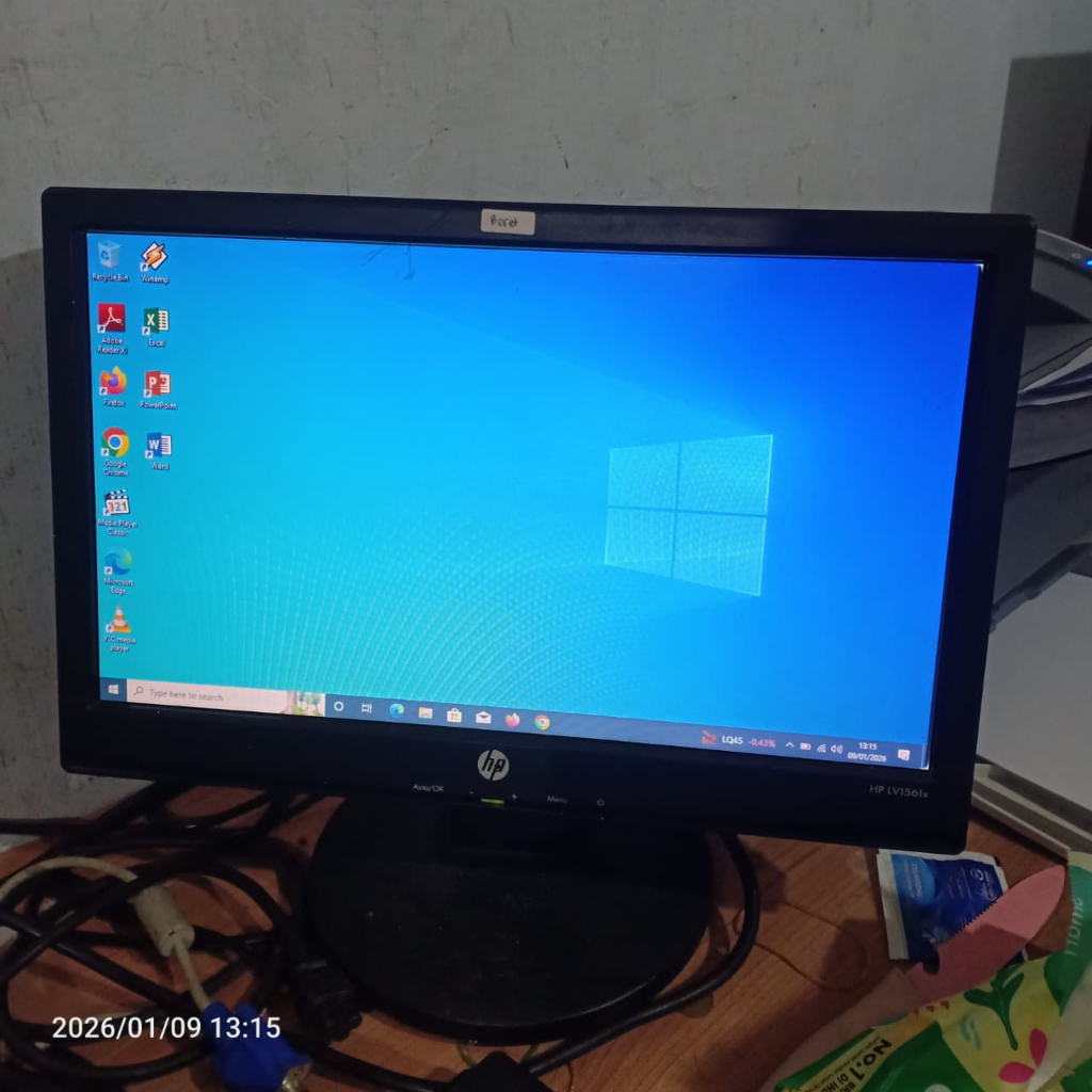 Monitor LED 16 inch wide AOC/Acer/HP/Compaq- Monitor 16 inch wide Bergaransi merk campur