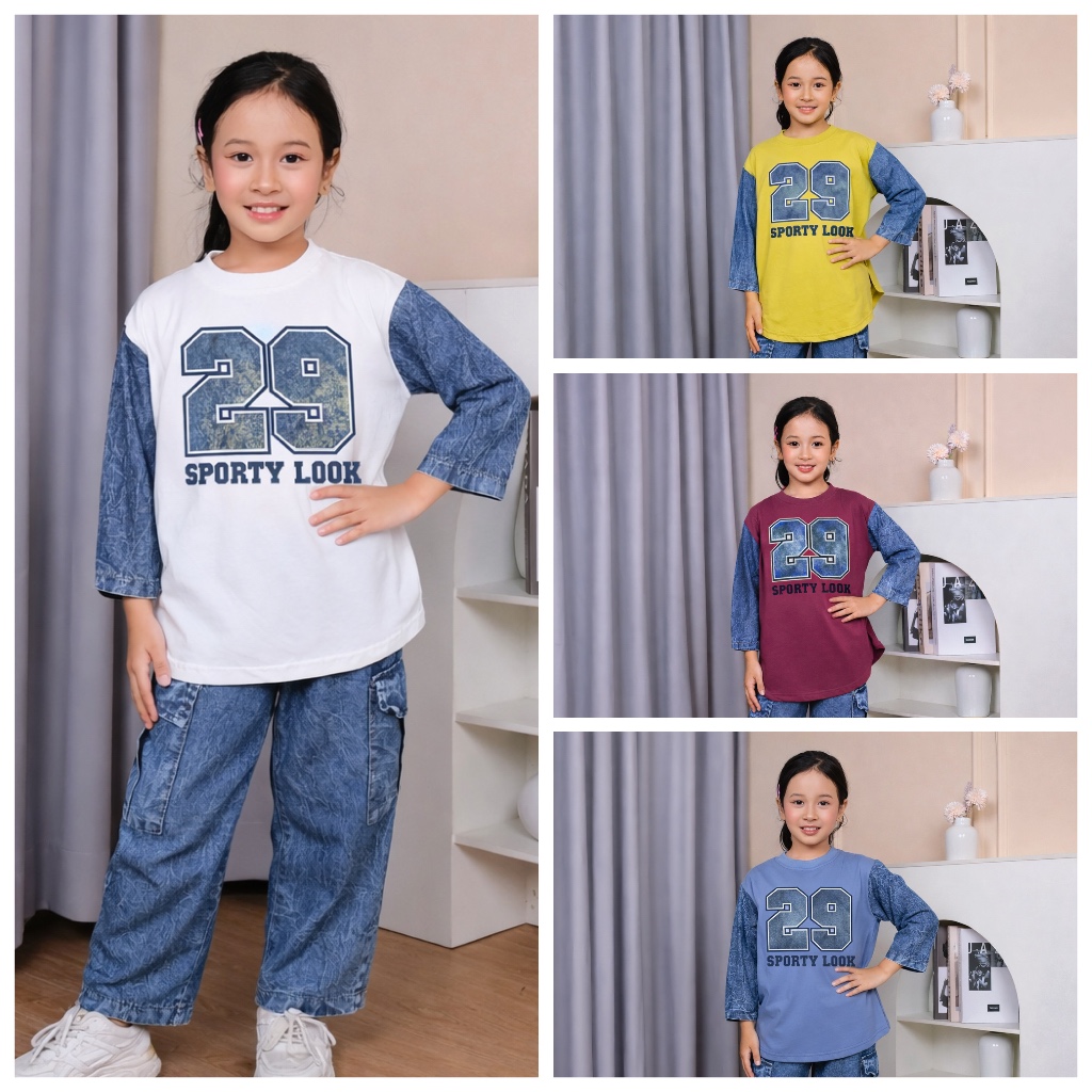 kwaii-kaos setelan anak-trendy