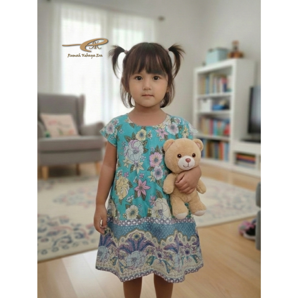 Daster Anak Perempuan Rayon Adem Khas Sukawati Bali | Daster Bayi & Anak Size S–L