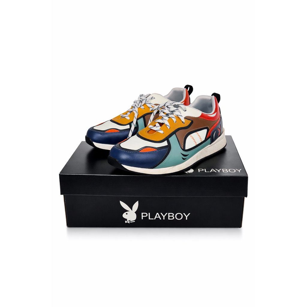 [PRELOVED] Playboy Sneakers Pria Manman Orange