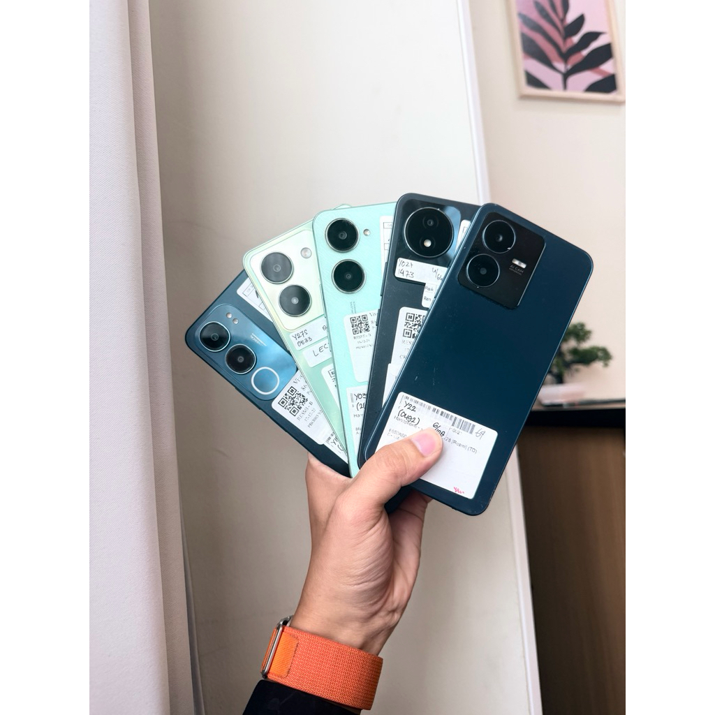 Handpone Hp Vivo Y19s Y27s Y03T Y02T Y22 4/64 4/128 Second Seken bekas Murah bergaransi