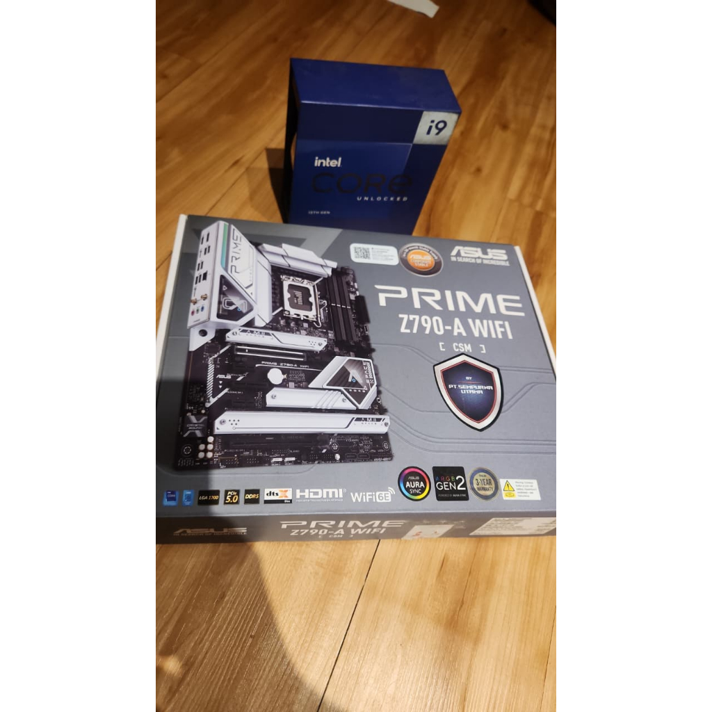 Paket PC High-End Intel i9 13th Gen | Z790 + DDR5 64GB + RM1000x + AIO 240mm