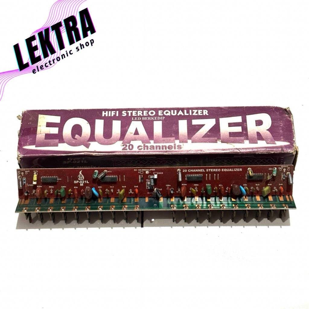 Kit SP-021L Equalizer 20 Channels Hifi Stereo Led Berkedip