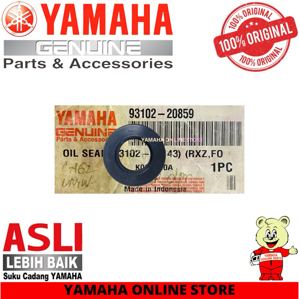 93102-20859 | SEAL AS GEAR DEPAN F1ZR FORCE 1 RXZ RZR ORIGINAL YAMAHA