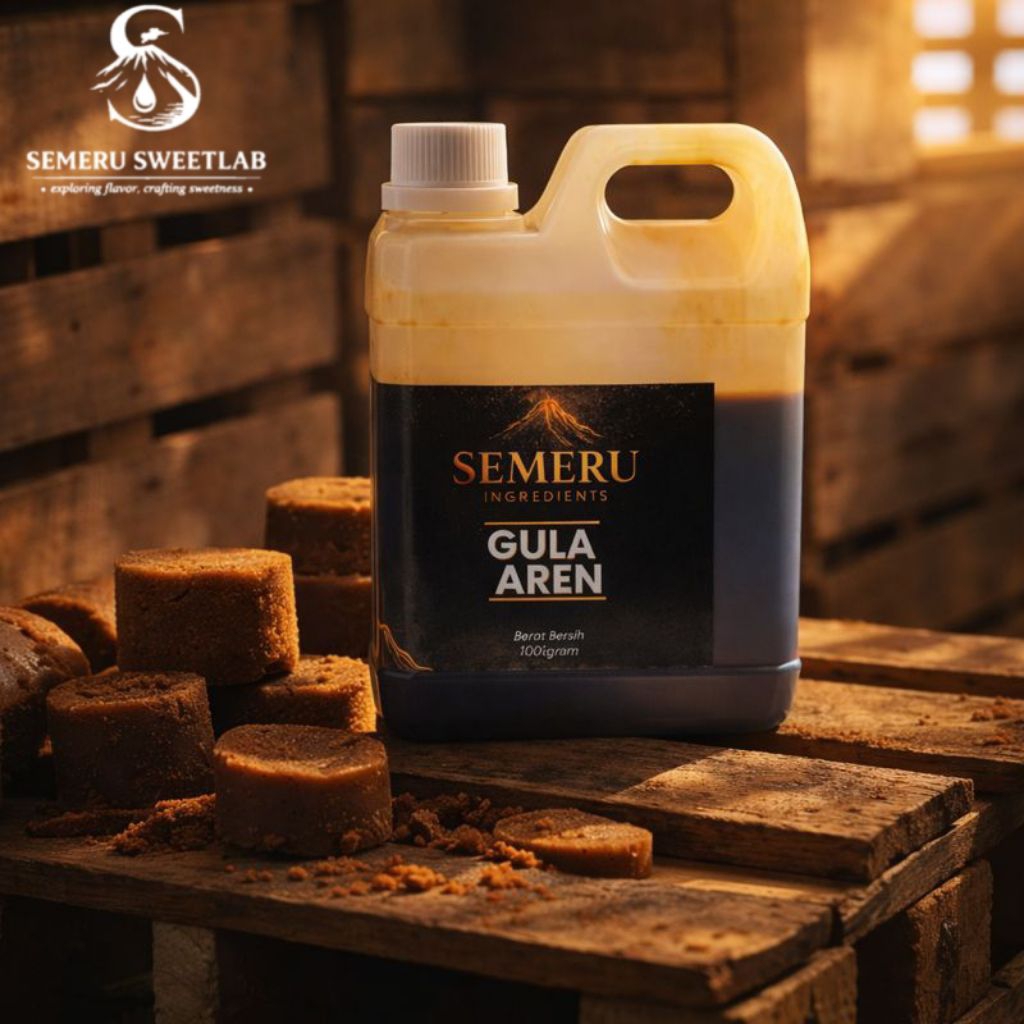 Gula Aren Cair 1kg - Gula Aren Semeru Sirup 1000gr