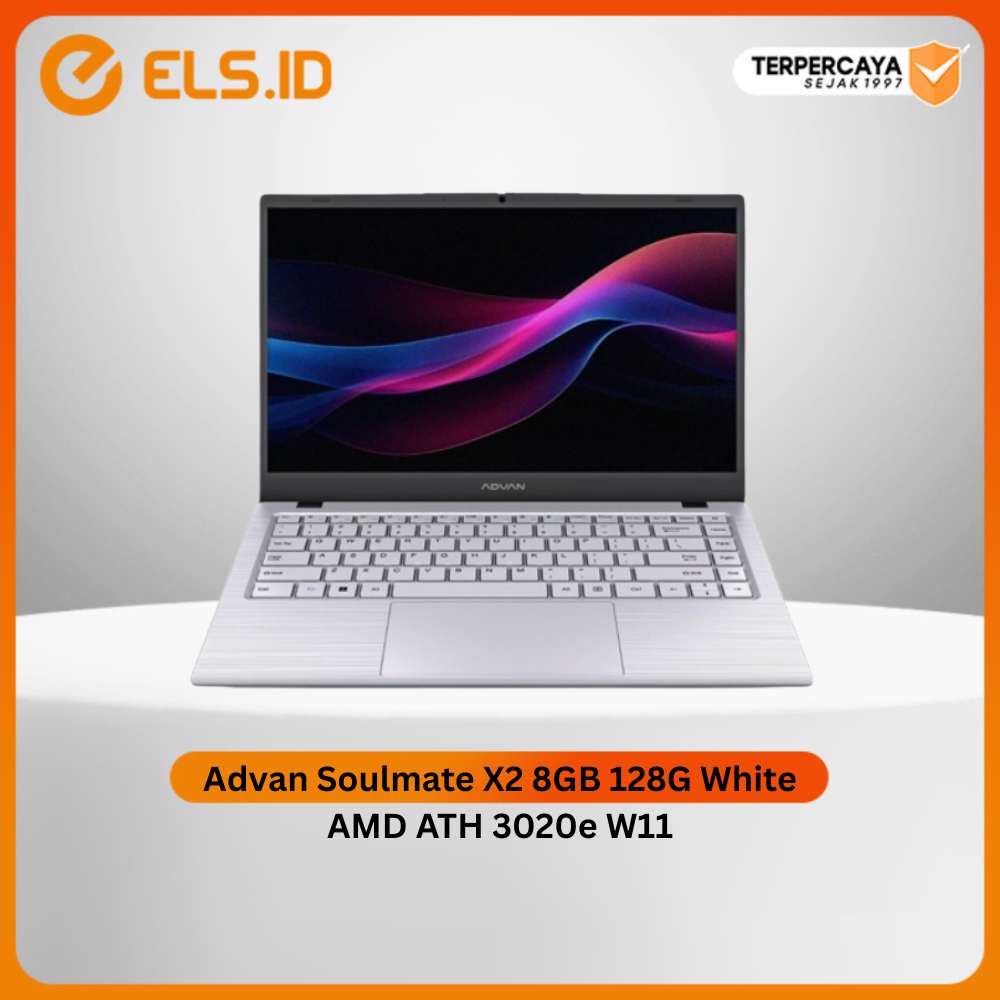 Laptop Advan Soulmate X2 8GB 128G White AMD ATH 3020e W11