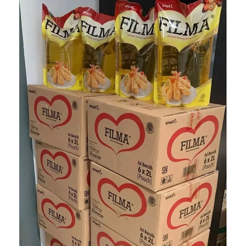 Minyak Goreng Filma 2 Liter 1 Dus Isi 6 Pouch promo