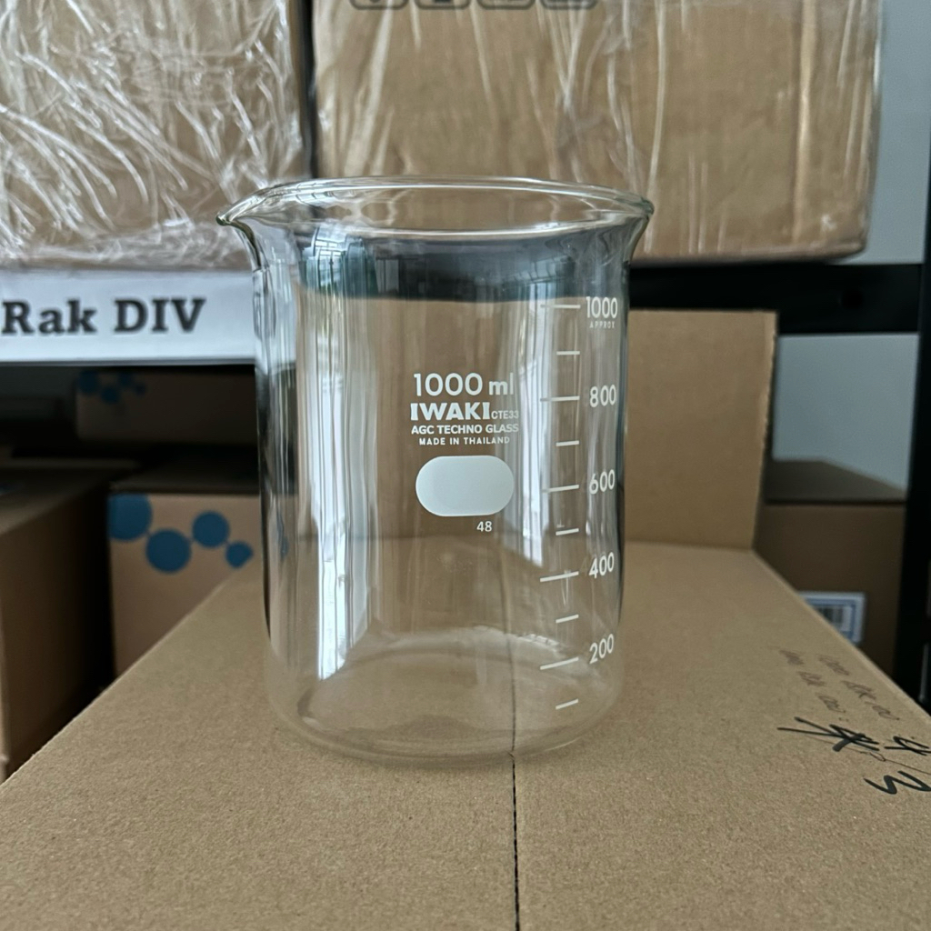 IWAKI BEAKER GLASS 1000ML