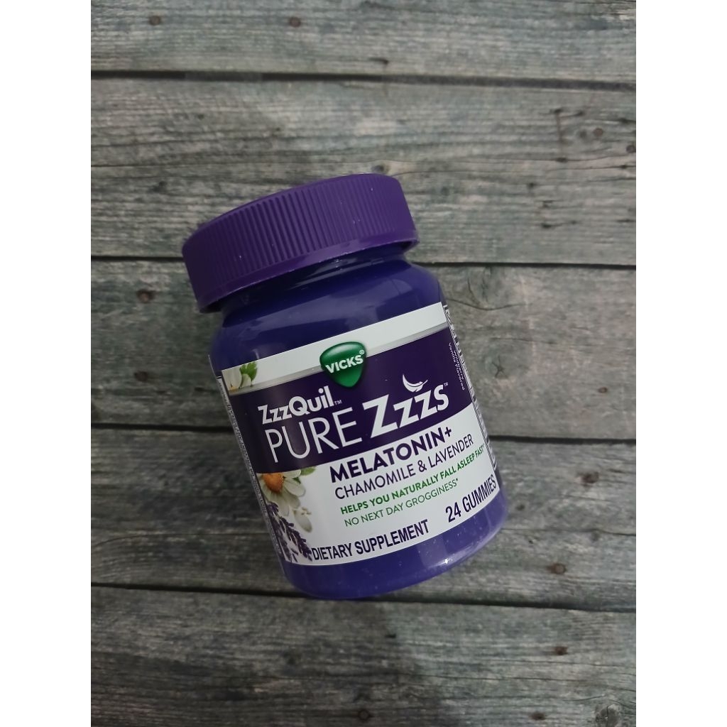 Vicks ZzzQuil Melatonin Chamomile & Lavender USA Singapore Shaklee Vitahealth