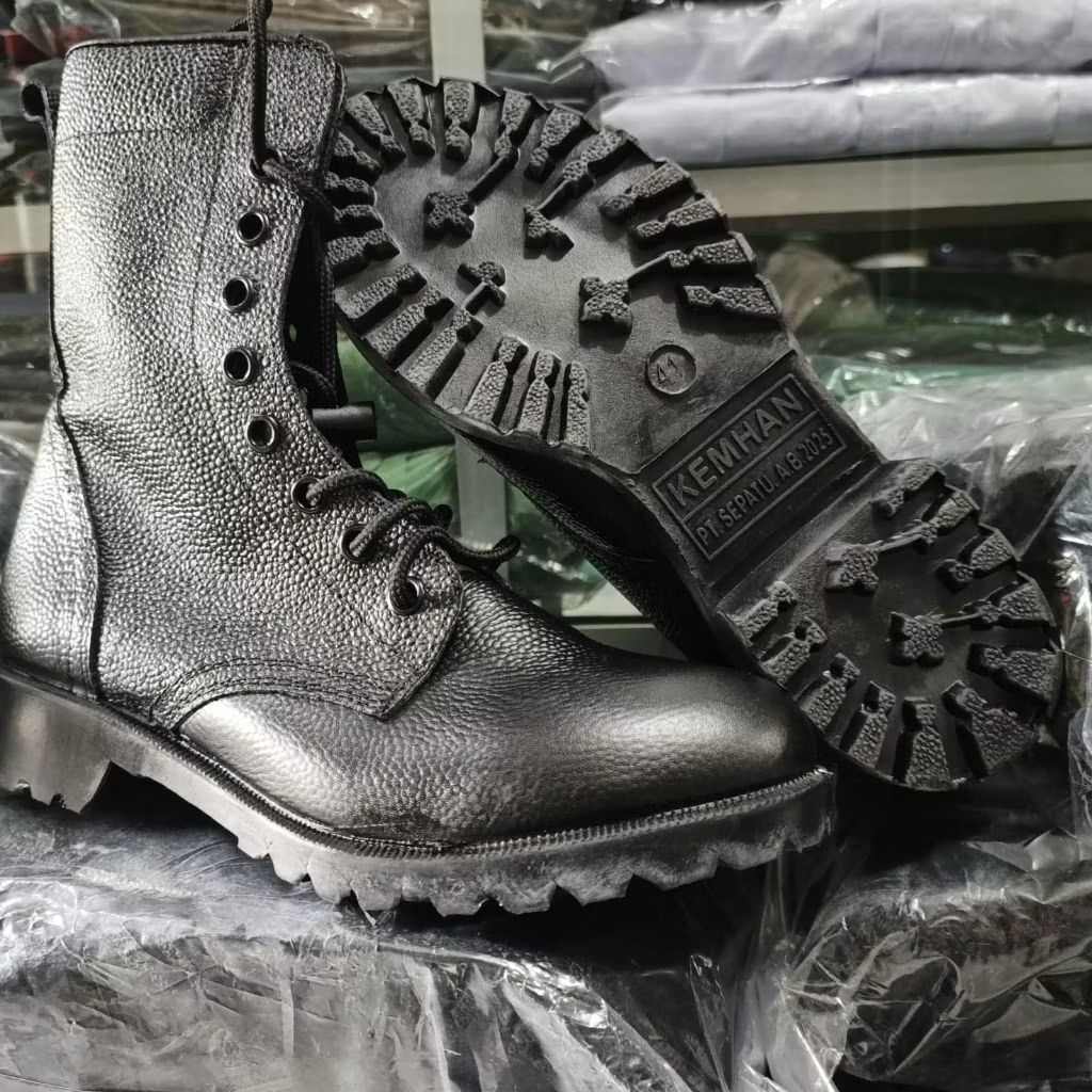 SEPATU PDL JATAH KULIT JERUK ORIGINAL PEMBAGIAN.