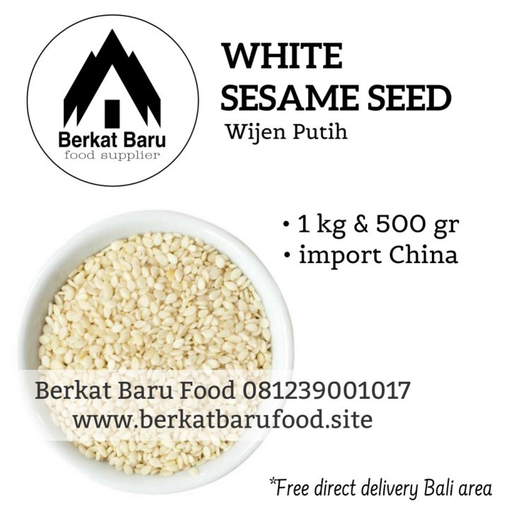 White Sesame Seed 1 kg / Wijen Putih