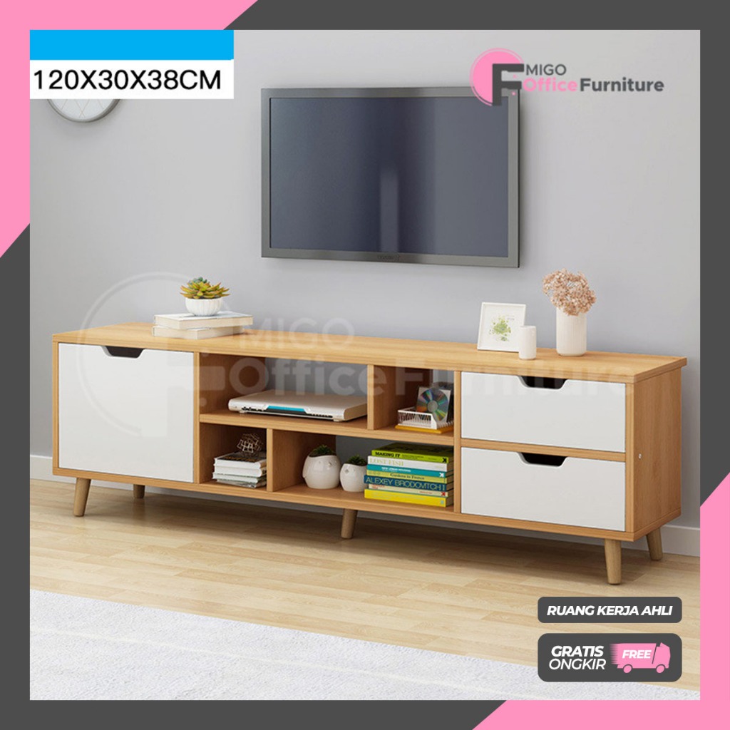 Meja TV Kayu TV Serbaguna Minimalis Jumbo Meja TV Minimalis TV Meja TV Rak TV Minimalis Bufet TV Min