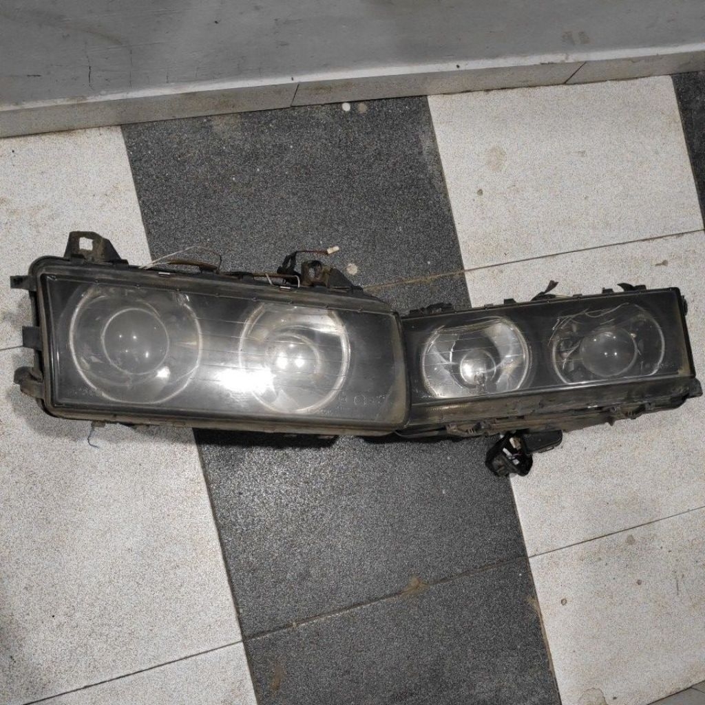 headlamp lampu depan bmw e36 original