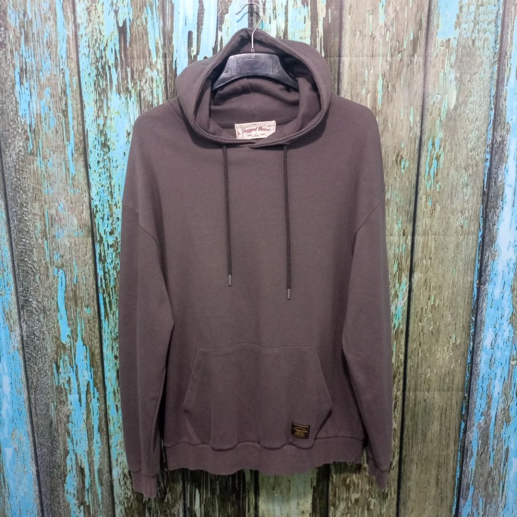 Hoodie RUGGED HOUSE bagus  size XL ( P 80cm L 65cm)