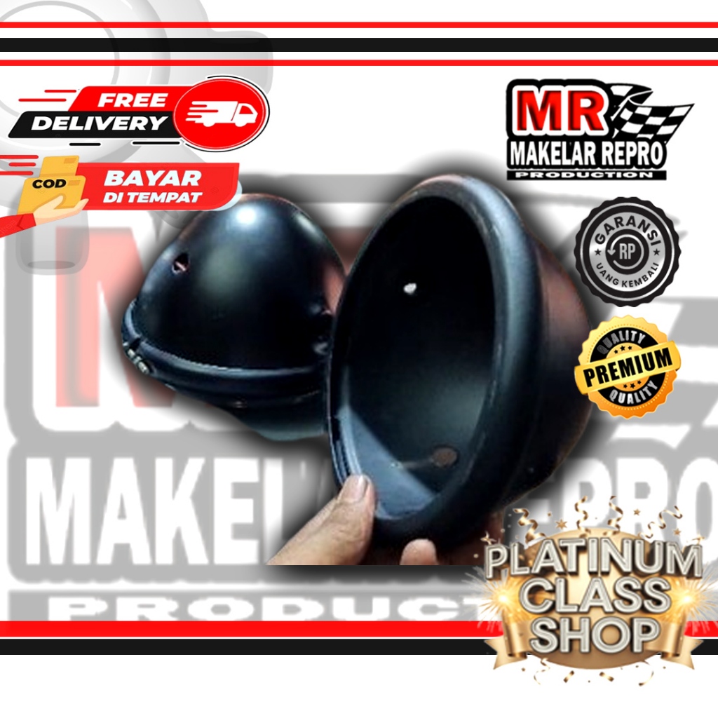 Batok HD Jute Hitam Cover Lampu Depan Headlamp HD Jute Hitam PNP Daymaker 16
