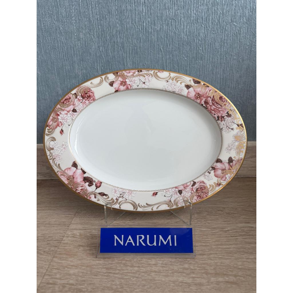 NARUMI PATRICIA OVAL PLATTER 38CM BONE CHINA 51905-1220