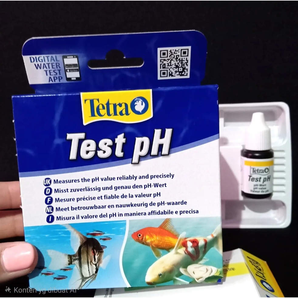 TETRA TEST PH / TES PH AIR AQUARIUM / TAWAR LAUT DAN KOLAM