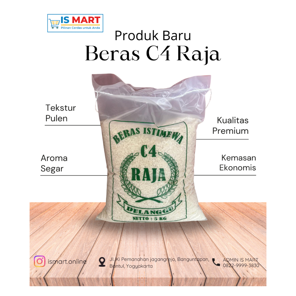 Beras C4 Raja 5kg