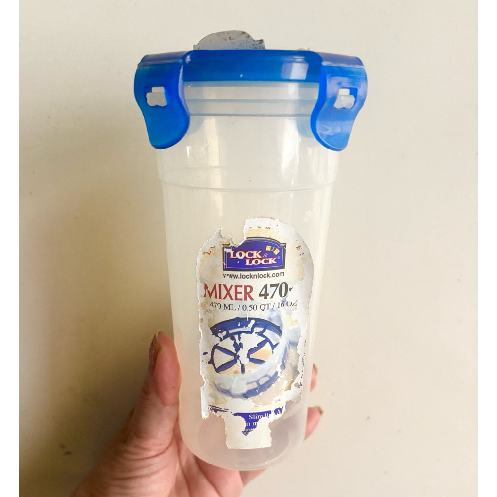 PRELOVED BOTOL MINUM LOCK & LOCK LocknLock ANTI TUMPAH 479 ML SECOND BEKAS