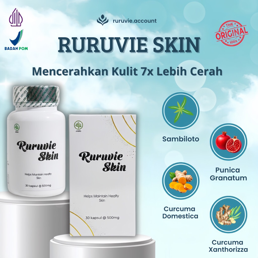RURUVIE CAPSULE WHITENING | MENCERAHKAN & MEMUTIHKAN KULIT