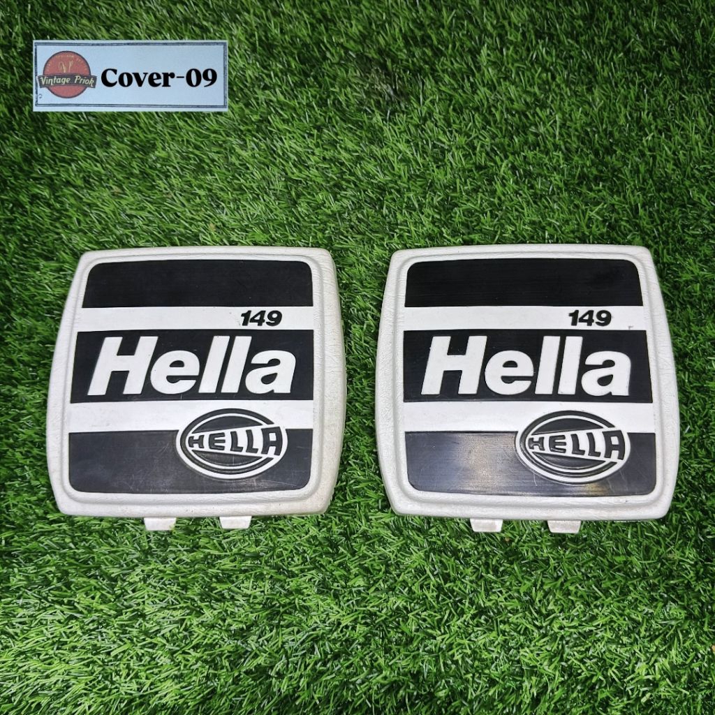 NOS COVER LAMPU HELLA 149 ORIGINAL - SET UNTUK LAMPU KABUT/DRIVING - MADE IN GERMANY