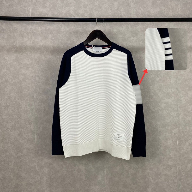 Kaos Lengan Panjang Pria Stripe Pakaian Pria