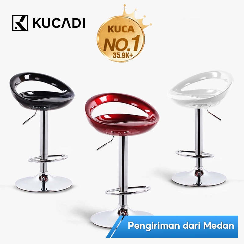 KUCADI [Pengiriman Dari Medan] Kursi Bar Kursi Hidrolik Kursi Minimalis Kursi Cafe Kursi Salon [Gara