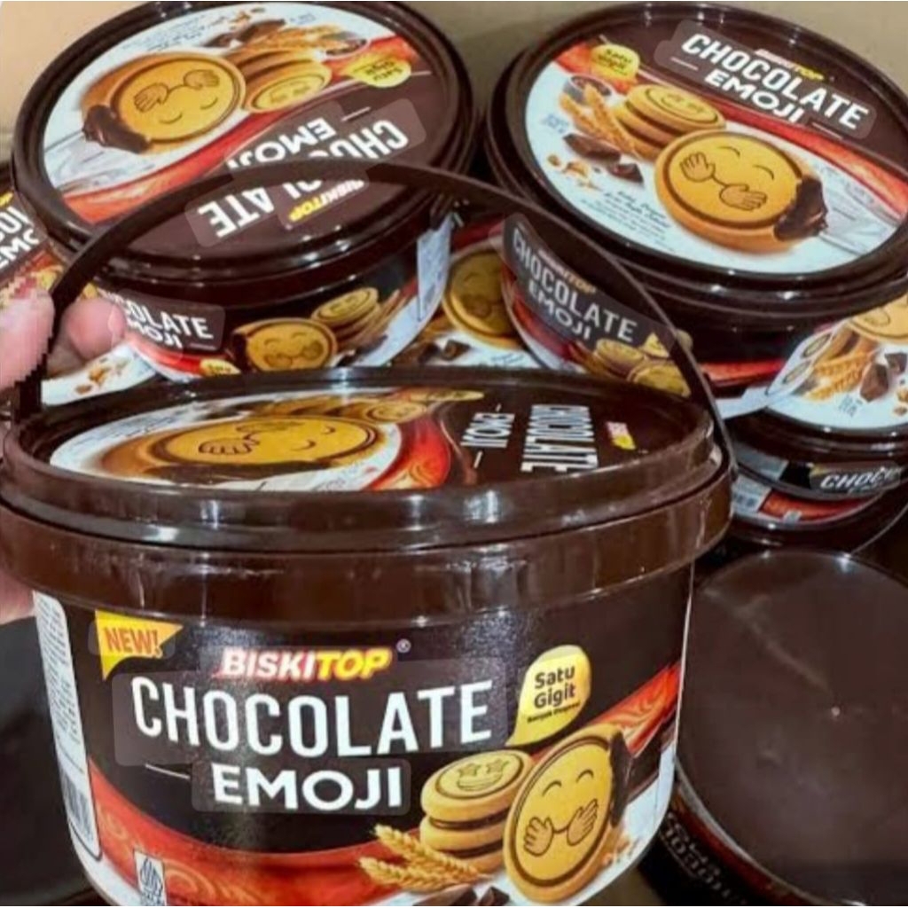 Biskitop chocolate emoji (1dus)