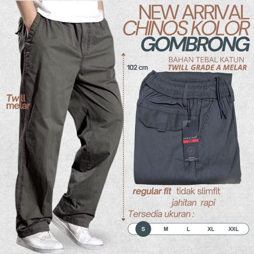 Celana Skena Pria Sam  Premium  Celana Pria  Chinos Panjang Dewasa Kantong Katun (ori) Twill Stretch