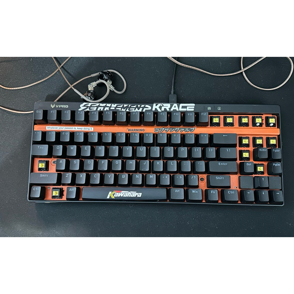 keyboard mechanical mekanikal murah rapoo v500 mod