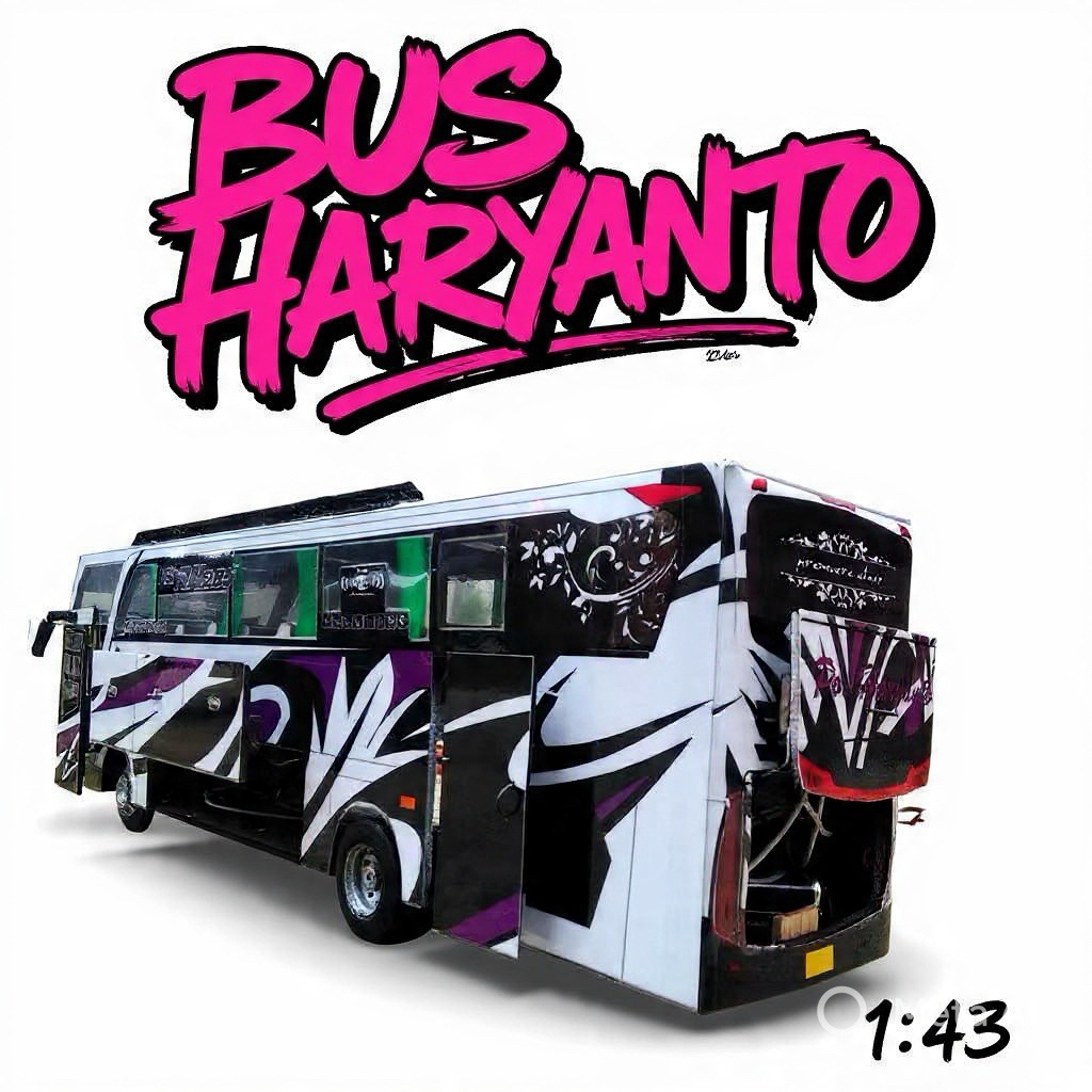 Miniatur bis dan bus banjarnegara haryanto shd miniatur bis banjarnegara