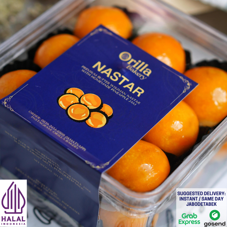 Nastar Glowing Premium Jumbo Orilla Bakery Full Wisman Telur Omega