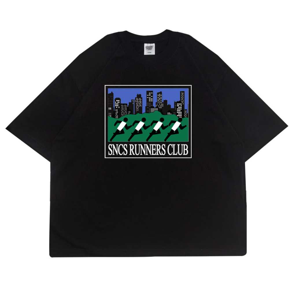 T-shirt | Boxy | Rally | Black | Snackingchoices