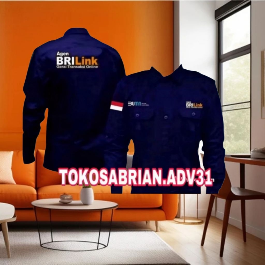 Kemeja Agen BRILink Kemeja BUMN Kemeja Agen Brilink